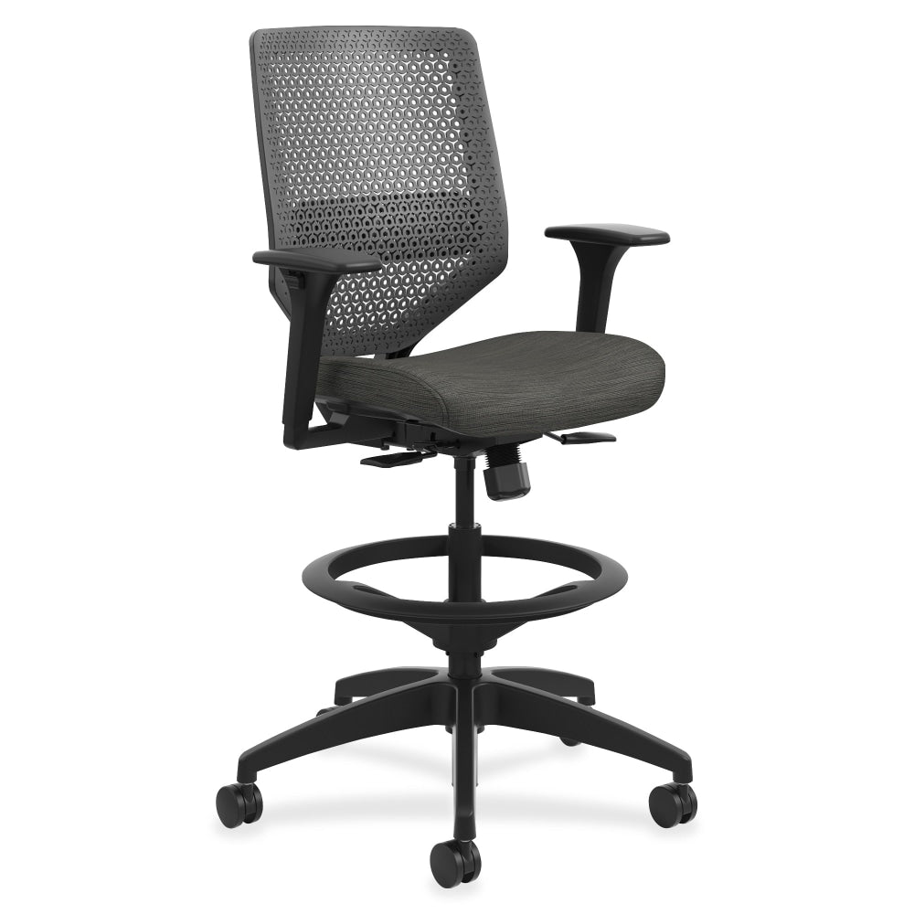 HON Solve Task Stool, ReActiv, Black