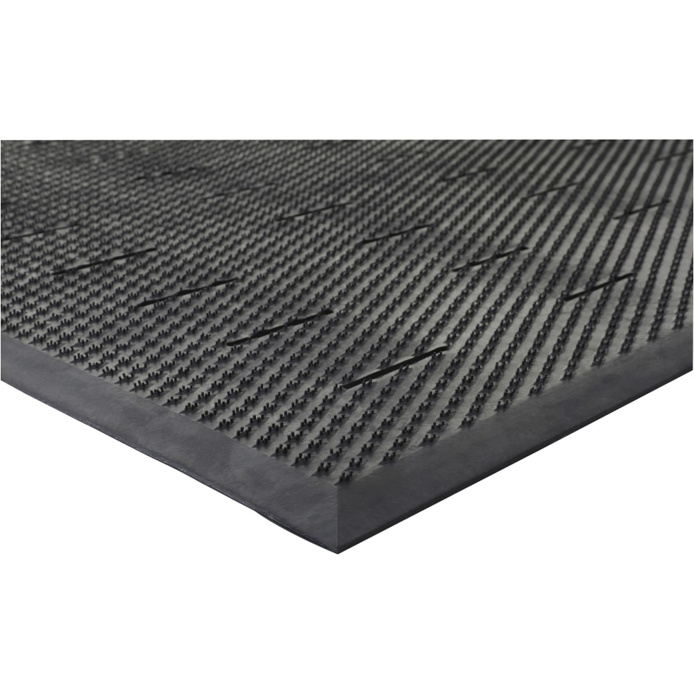Genuine Joe Free Flow Comfort Anti-Fatigue Mat, 36in x 48in, Black