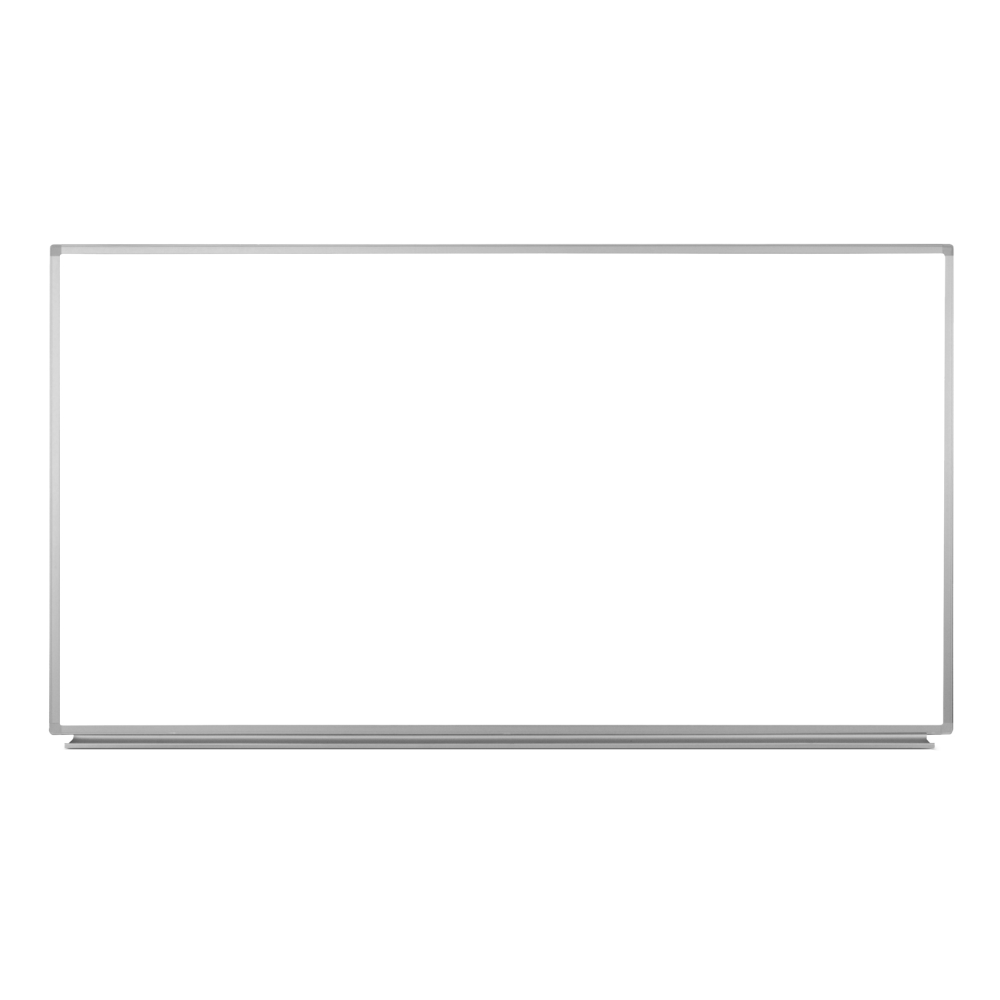 Luxor Magnetic Dry-Erase Whiteboard, 72in x 40in, Aluminum Frame With Silver Finish