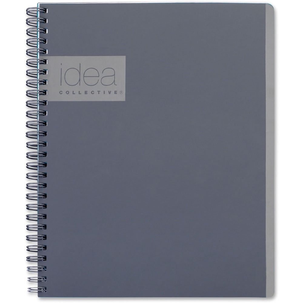 TOPS Idea Collective Twin Wirebound Professional Notebook, 6in x 9 1/2in, Gray