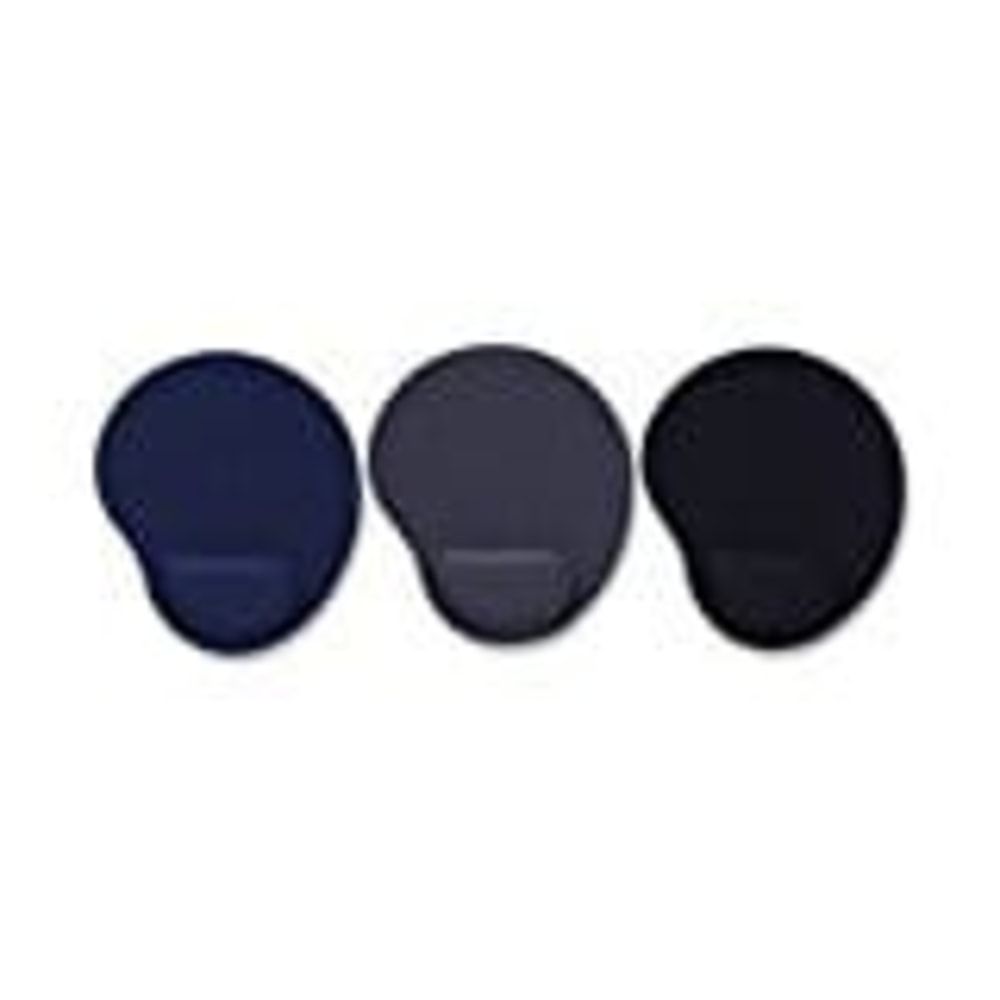 Compucessory Gel Mouse Pad, 9in x 10in x 1in, Gray, CCS45163