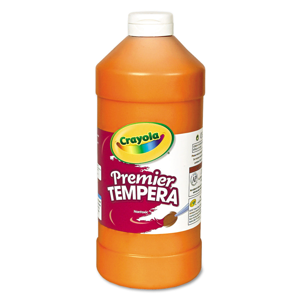 Crayola Premier Tempera Paint, 32 Oz, Orange