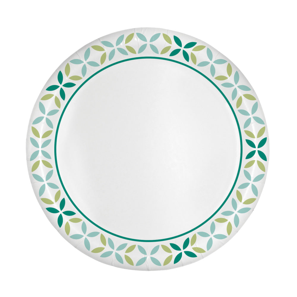 Highmark Paper Plates, 6-3/4in, Printed White, Pack Of 125