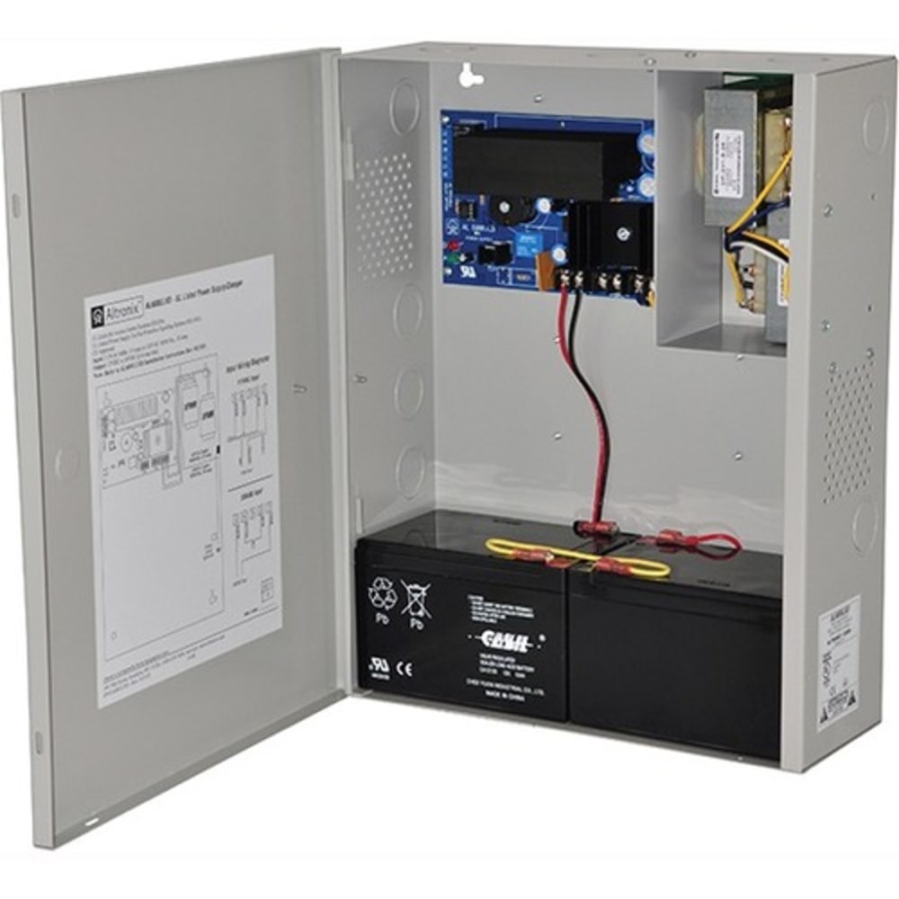 Altronix AL600ULXD AC Power Supply - 110 V AC, 220 V AC Input - 12 V DC, 24 V DC Output