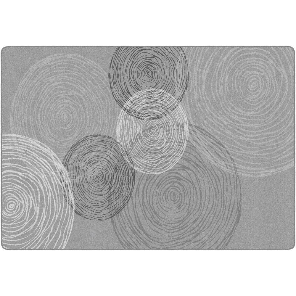 Flagship Carpets Kaleidoscope Rectangular Rug, 100in x 144in, Gray