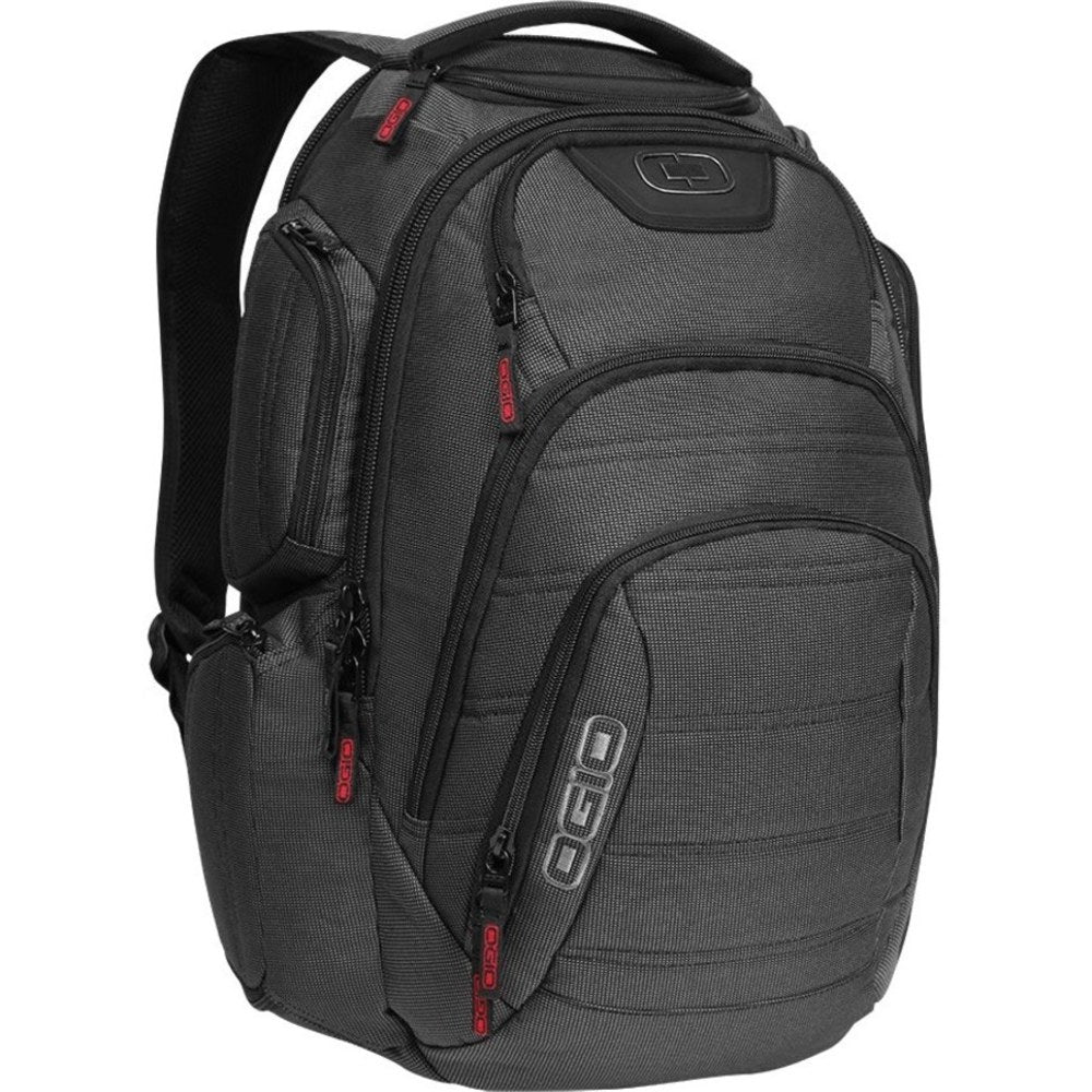 Ogio RENEGADE RSS Carrying Case (Backpack) for 15in Apple iPad Notebook - Dark Static - Damage Resistant, Crush Proof, Drop Resistant - Shoulder Strap, Handle - 19.5in Height x 14in Width x 10.5in Depth