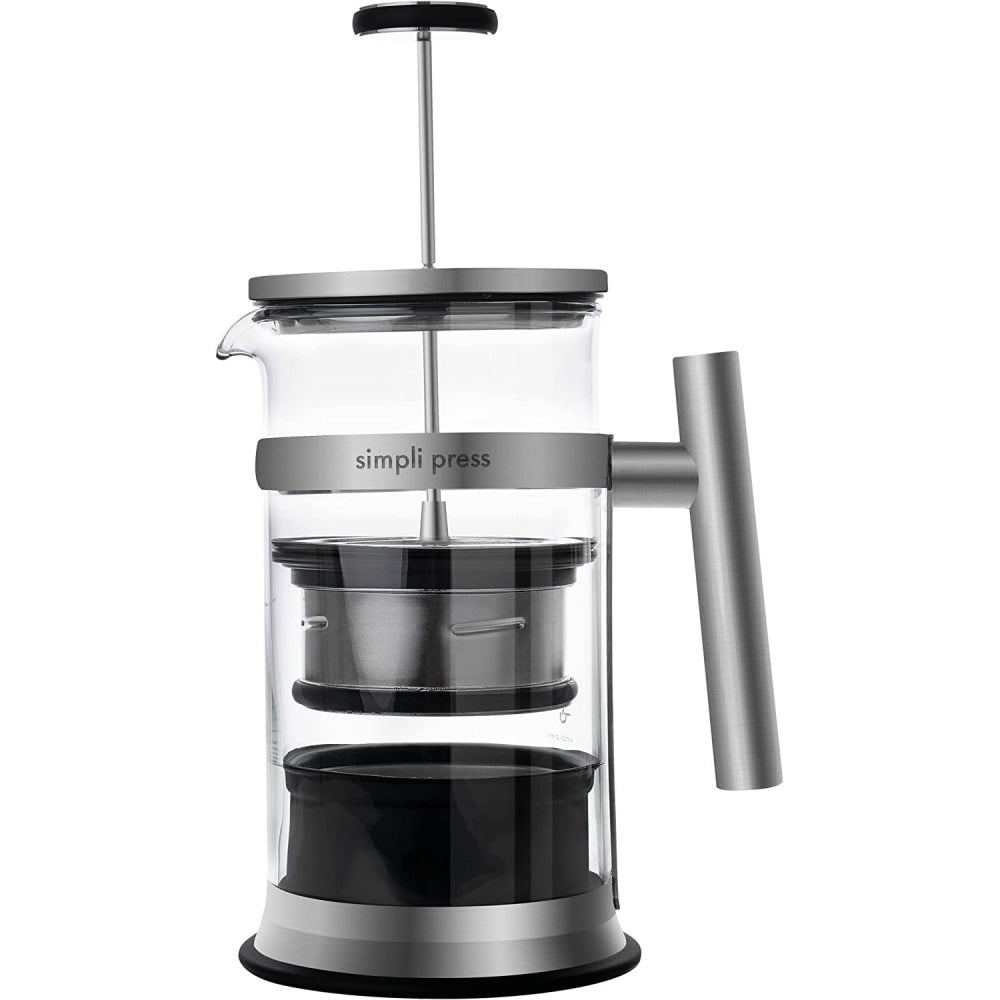 Simpli Press 34-Oz French Press Coffee Maker, Black