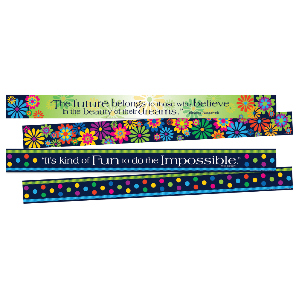Barker Creek Double-Sided Border Strips, 3in x 35in, Italy, Set Of 24