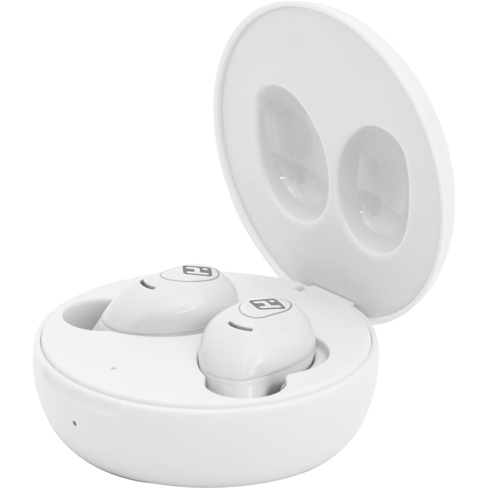 iHome XT-59 True Wireless Bluetooth In-Ear Earbuds, White