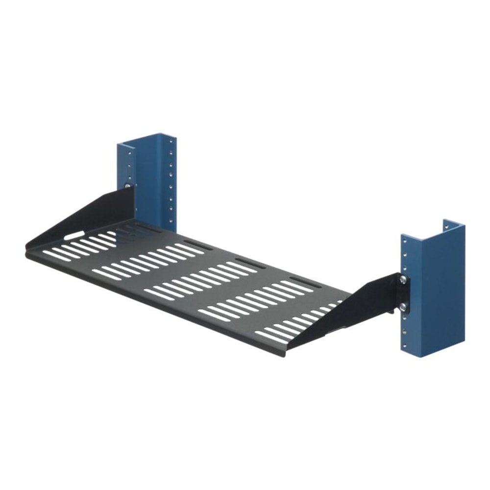 RackSolutions - Rack shelf - black - 1U - 19in