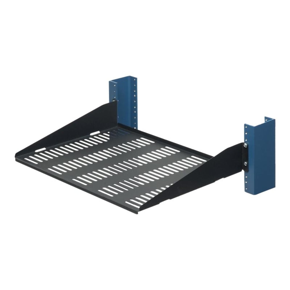 RackSolutions - Rack shelf - black - 2U - 19in