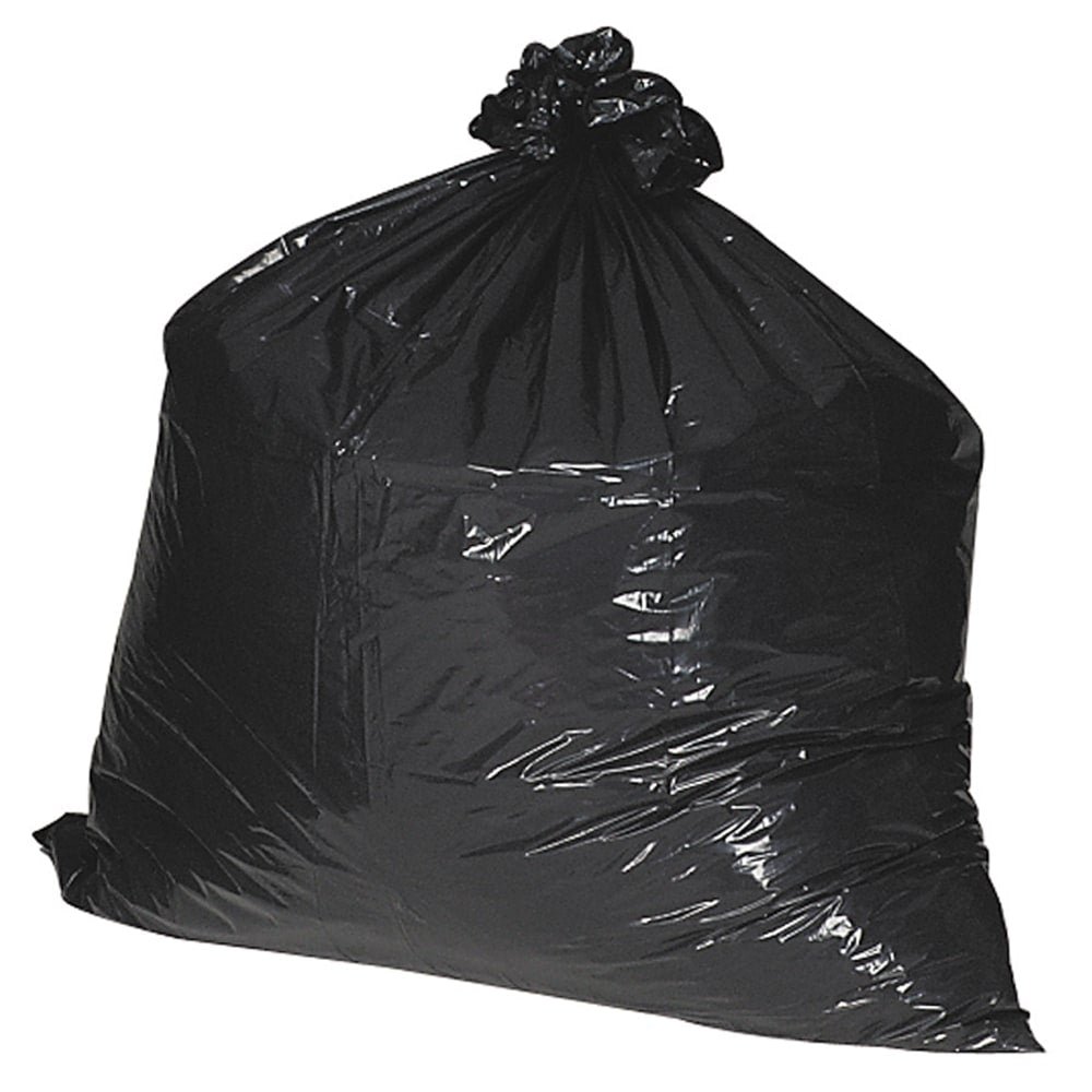 naturesaver 1.25-mil Can Liners, 40 - 45 Gallons, 40in x 46in, 75% Recycled, Black, Box Of 100