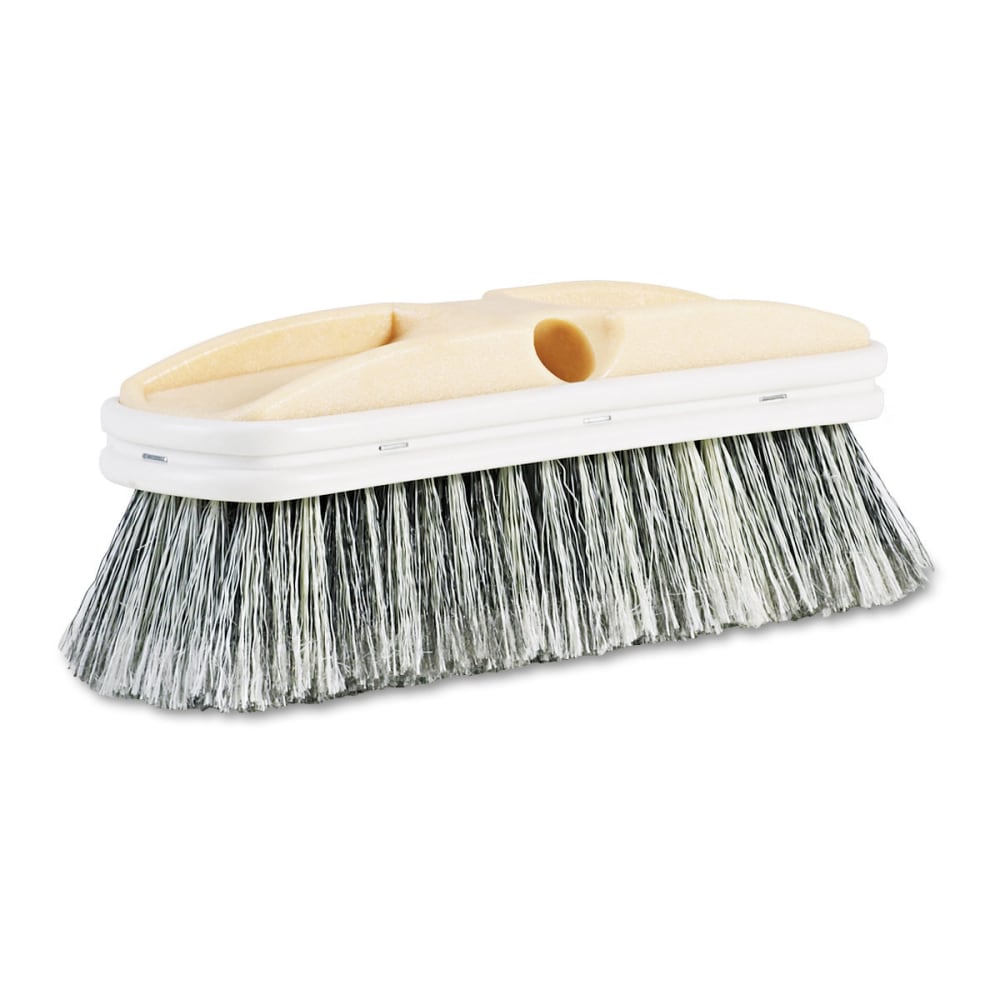 Boardwalk Polystyrene Vehicle Brush Head With Vinyl Bumper, 10in