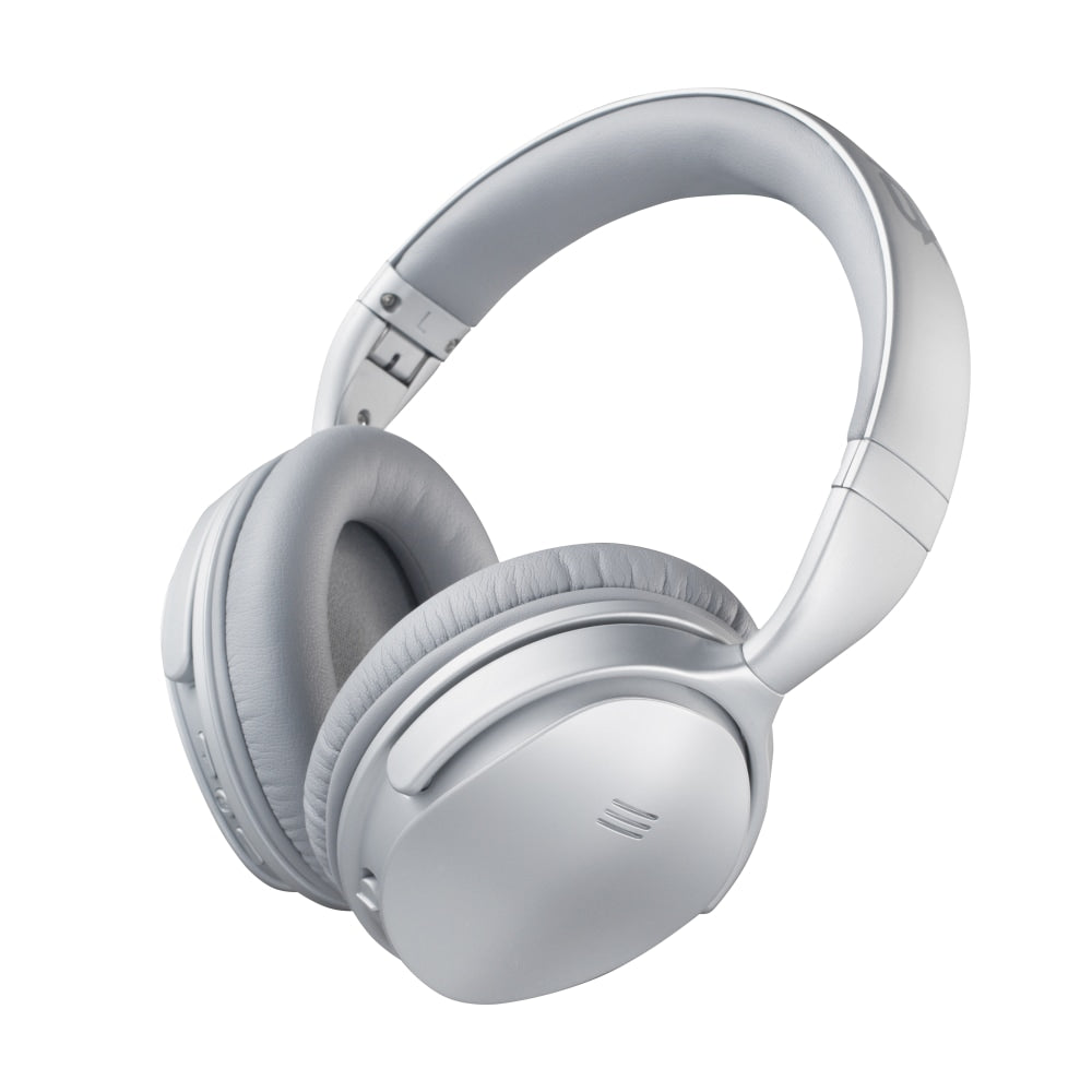 Volkano Silenco Active Noise Canceling Bluetooth Headphones, Silver, VK-2003-SL