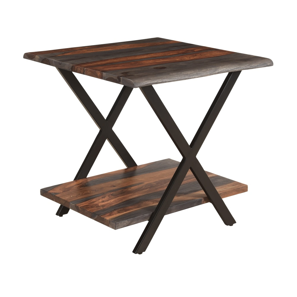 Coast to Coast Forrest End/Accent Table, 26inH x 26inW x 26inD, Sierra Brown