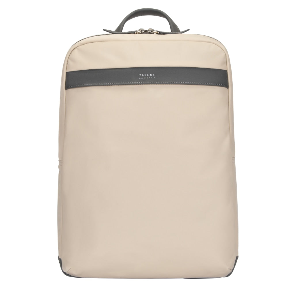 Targus Newport 3 Backpack With 15in Laptop Pocket, Tan