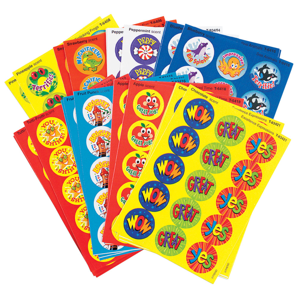 Trend Stinky Stickers, Praise Words Variety, Pack Of 435