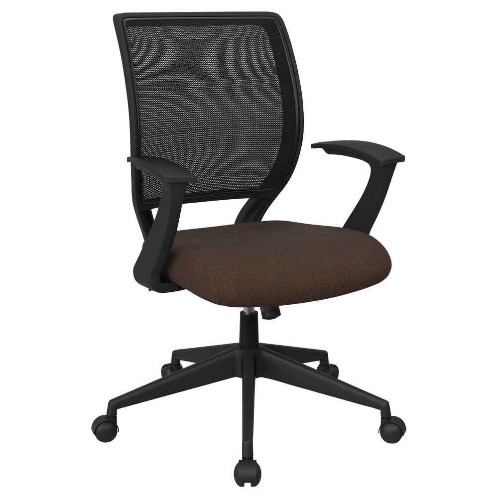 Office Star Work Smart Mesh Task Chair, Cocoa/Black