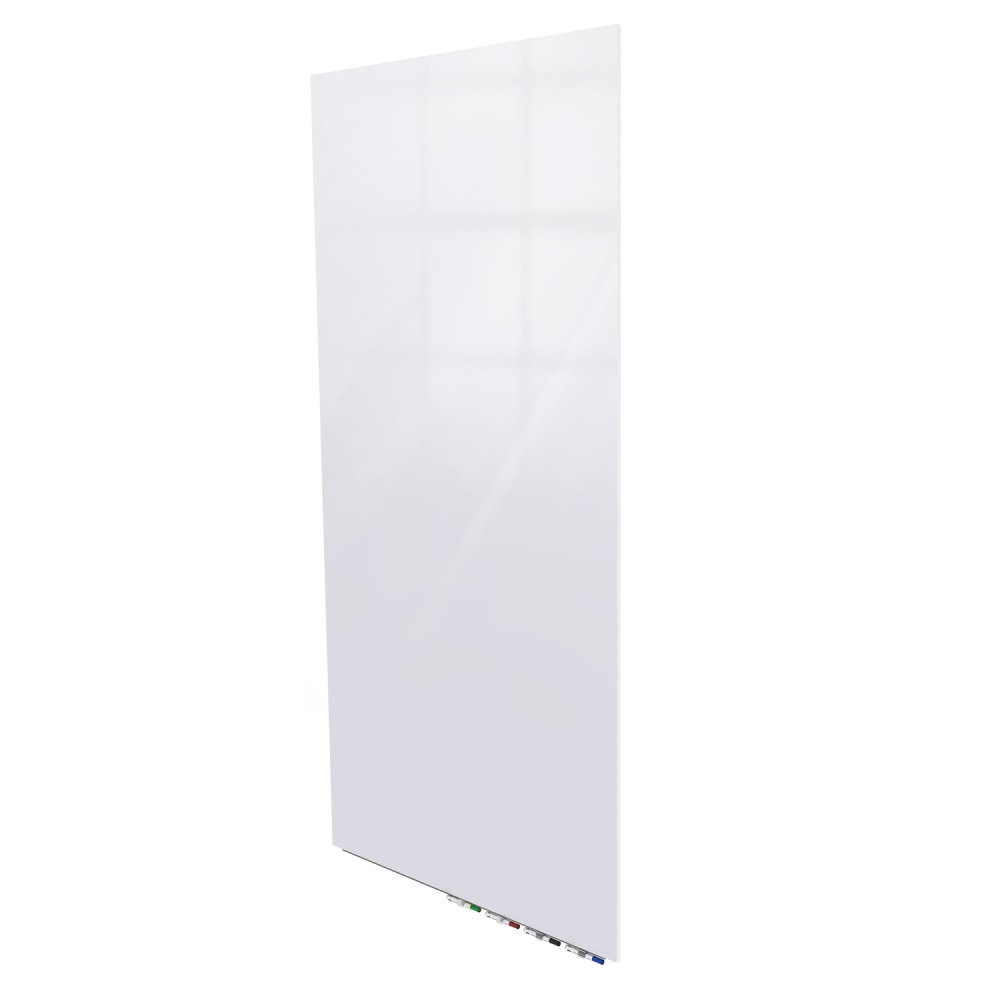 Ghent Aria Low-Profile Magnetic Glass Whiteboard, 120in x 48in, White