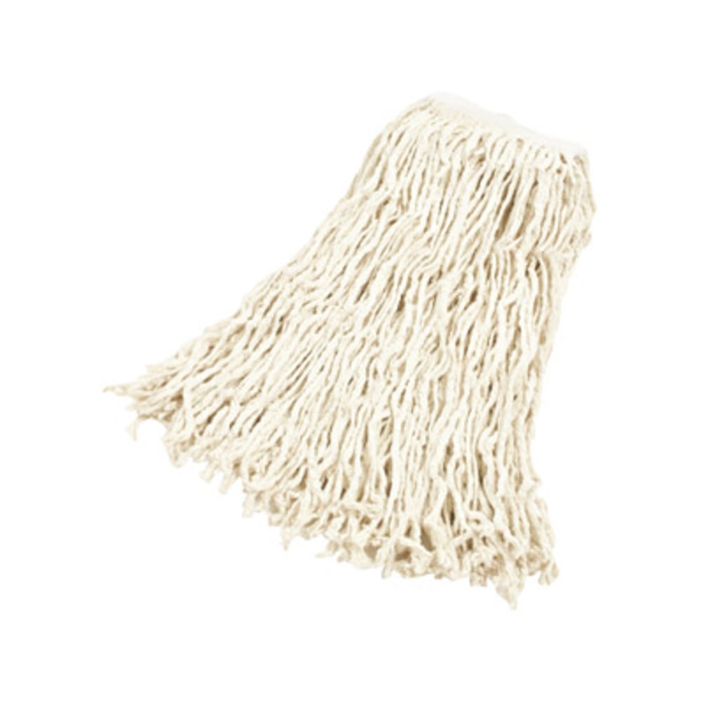 Rubbermaid Commercial Value-Pro Cotton Mop Head, Size #20, 1in Band