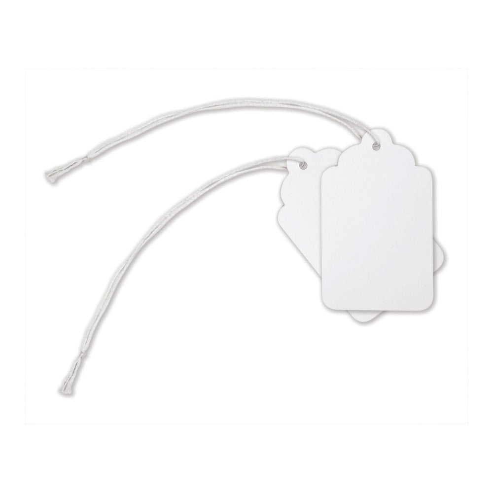 Office Depot Brand Merchandise Tags, Size 8, 1.69in x 2.75in, White, Pack Of 500