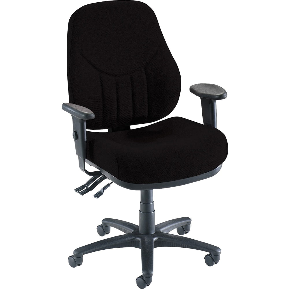 Lorell Baily Series High-Back Multi-Task Chair, Black