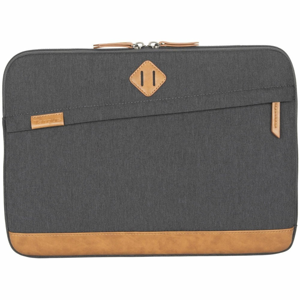Targus Strata III Laptop Sleeve For 14in Laptops, Gray/Brown