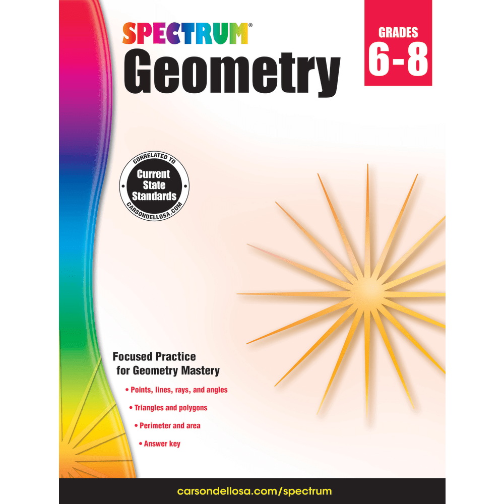 Spectrum Geometry Workbook, Grades 6-8