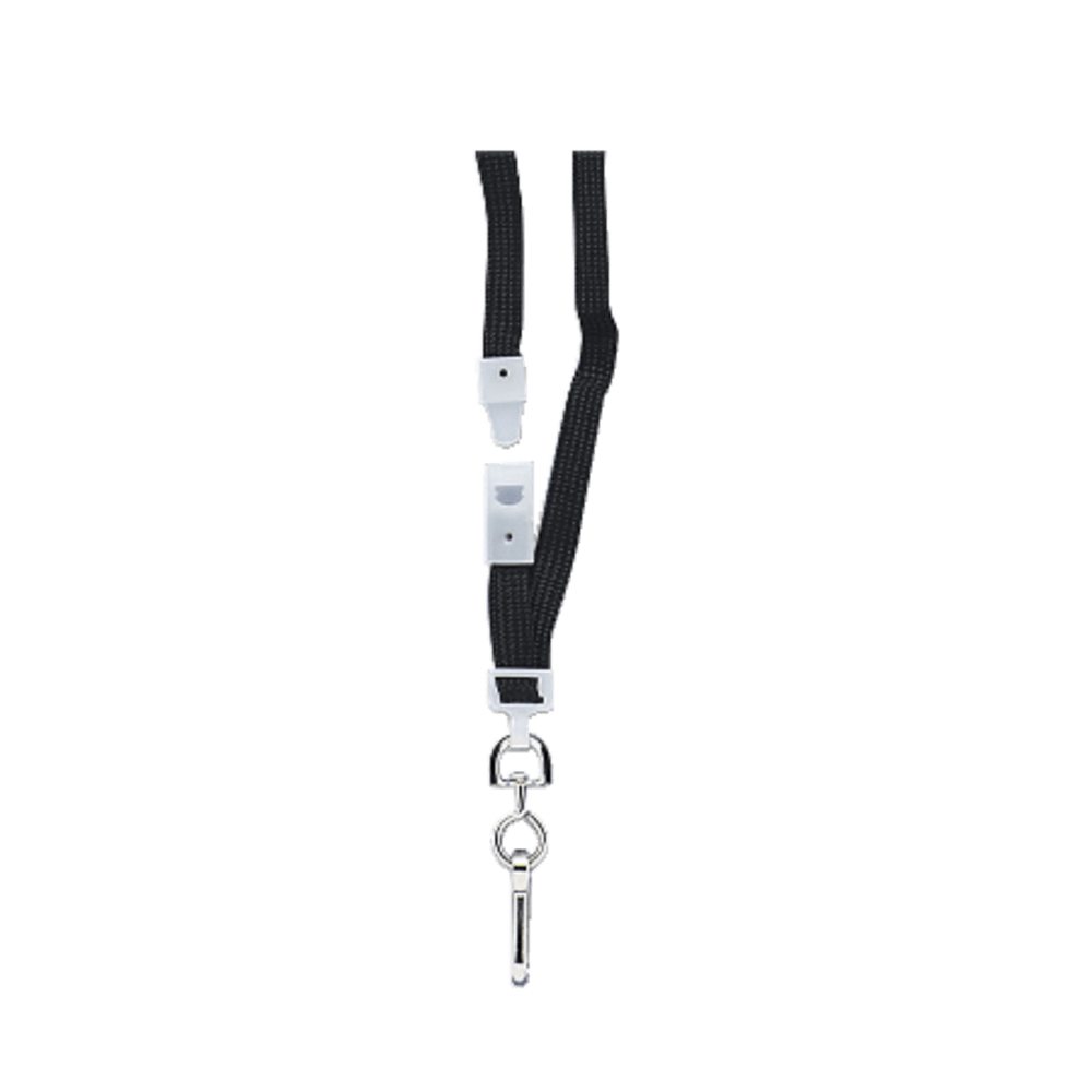 SICURIX Breakaway Lanyard, 36in, Black, Box of 12
