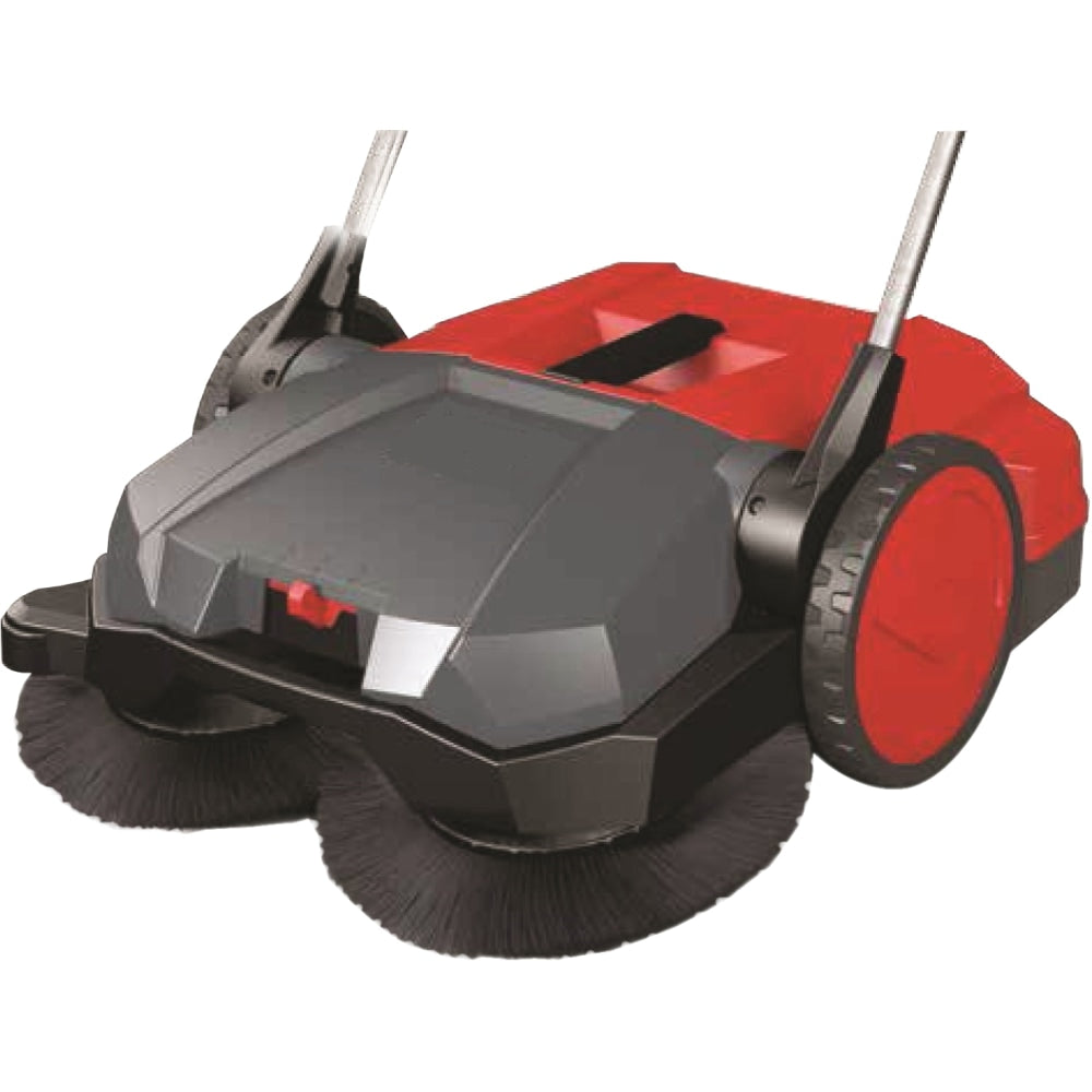 Bissell BG-355 Triple Brush Push Sweeper, 23in x 22in, Red