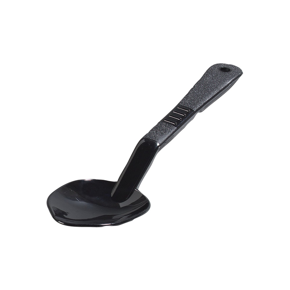 Carlisle Solid High-Heat Serving Spoons, 11inL, Black, Pack Of 12