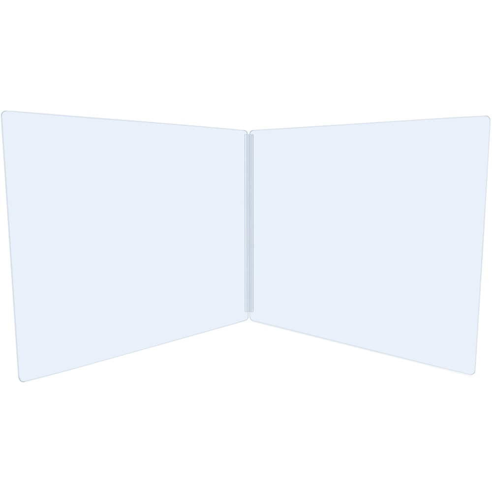 Ghent Desktop Protection Screen, 24inH x 24inW x 24inD, Clear