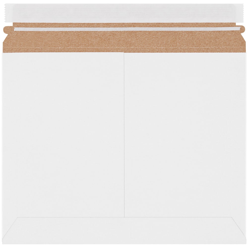 Partners Brand Utility Stayflats Mailers 11 1/2in x 9in, White, Pack of 200