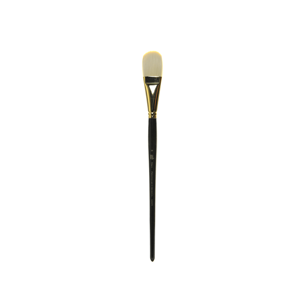 Princeton Series 6300 Dakota Paint Brush, Size 16, Flat Bristle, Synthetic, Blue