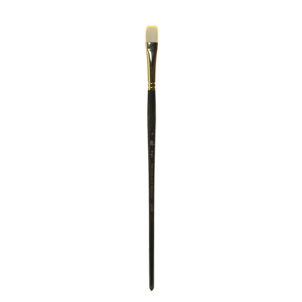 Princeton Series 6300 Dakota Paint Brush, Size 8, Bright Bristle, Synthetic, Blue