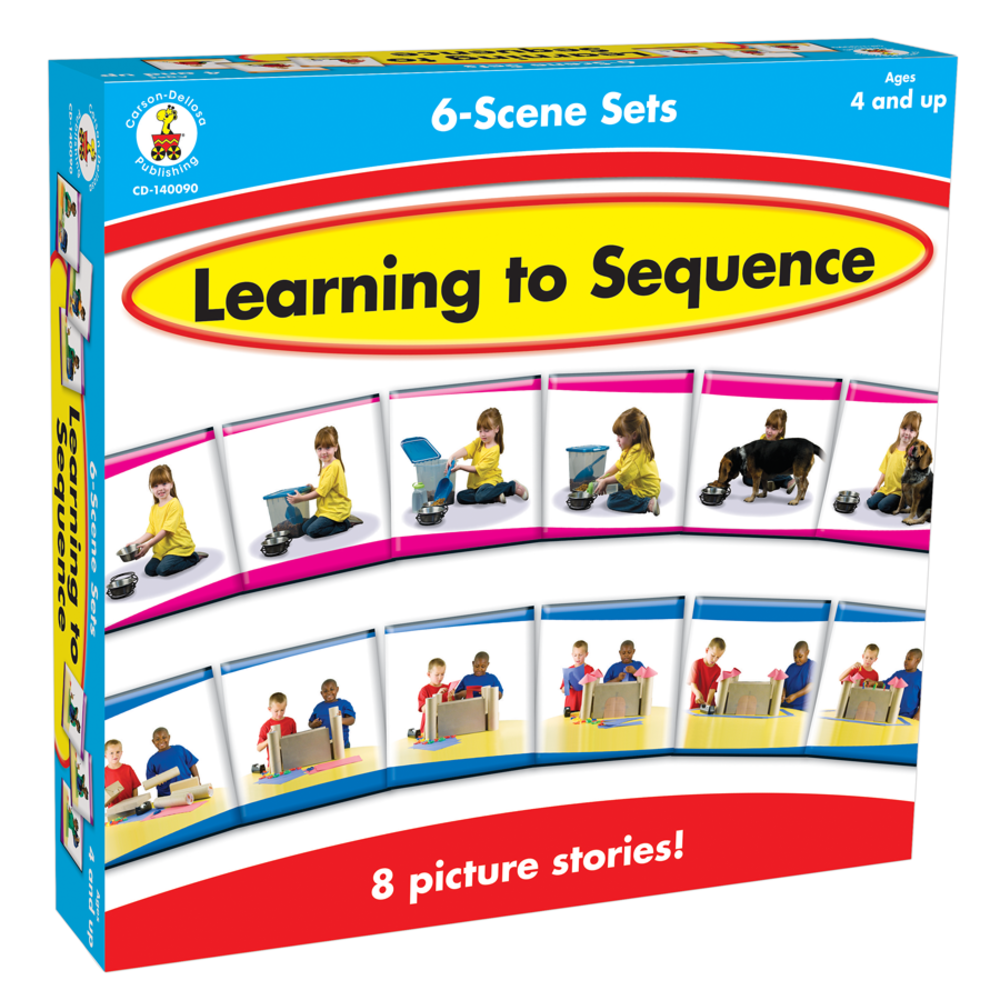 Carson-Dellosa Early Childhood Games: Learning To Sequence: 6 Scenes