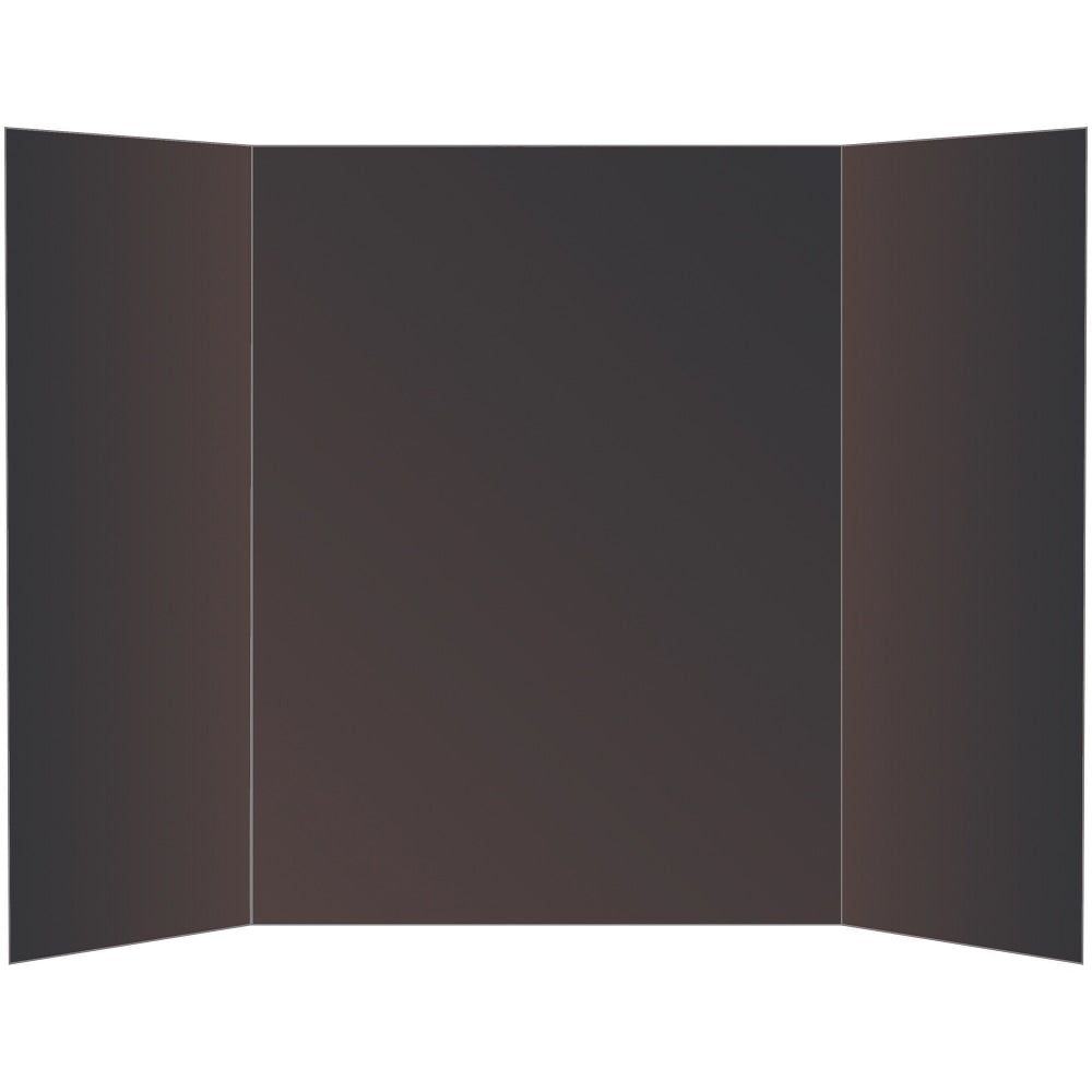 Office Depot Brand 2-Ply Tri-Fold Project Board, 36in x 48in, Black