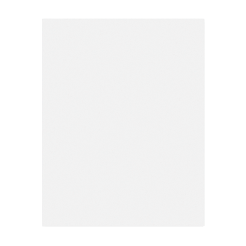 Pacon Peacock Railroad Board, 22in x 28in, 4-Ply, White, Carton Of 100 Sheets, PAC104225