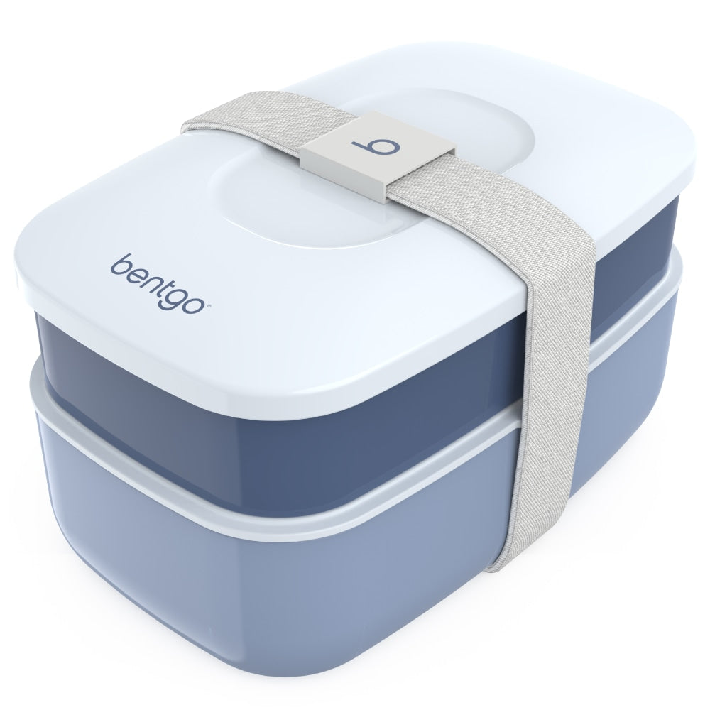 Bentgo Classic All-In-One Lunch Box Container, 3-13/16inH x 4-3/4inW x 7-1/8inD, Slate
