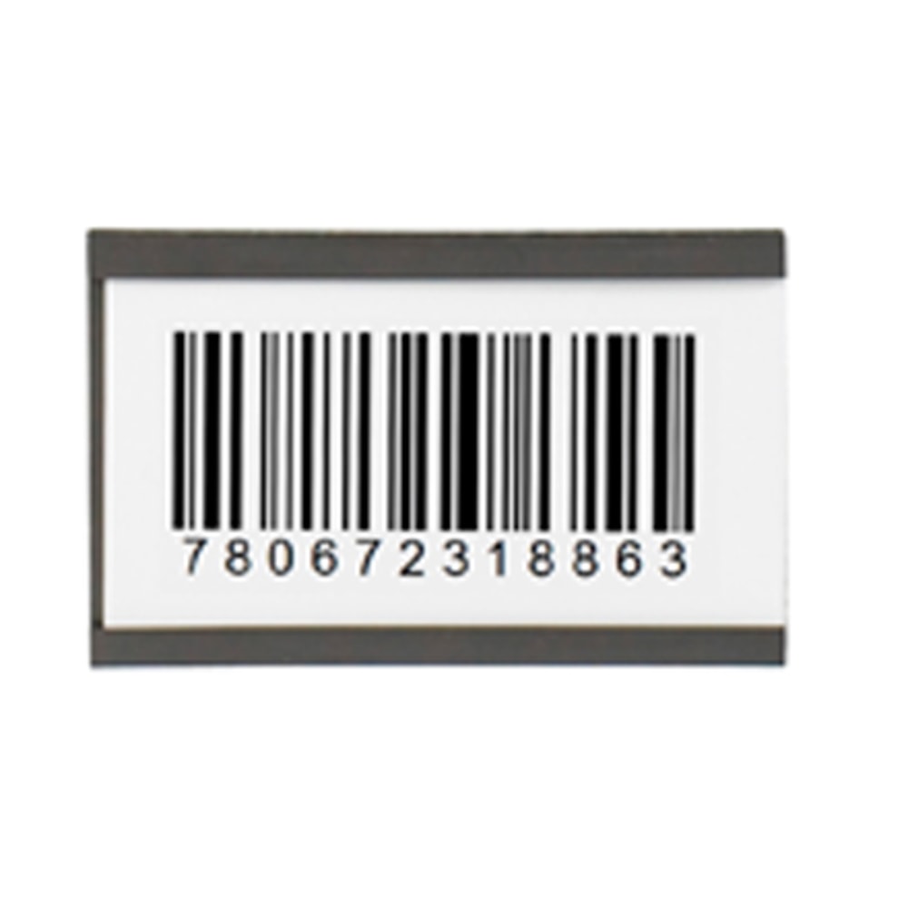 Partners Brand Magnetic "C" Channel Cardholders 1in x 6in, Case of 25