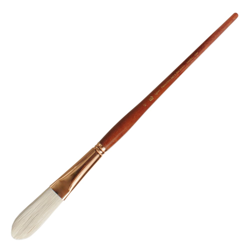 Princeton Refine Series 5400 Natural Bristle Paint Brush, Size 12, Egbert Bristle, Natural, Brown