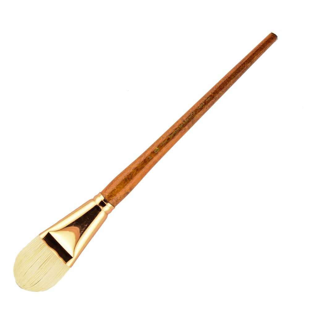 Princeton Refine Series 5400 Natural Bristle Paint Brush, Size 20, Filbert Bristle, Natural, Brown