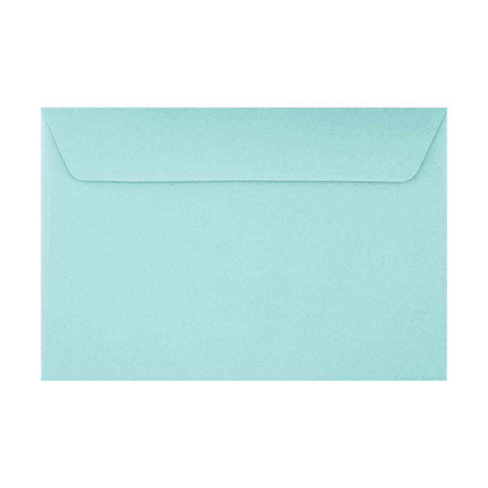 LUX Booklet 6in x 9in Envelopes, Peel & Press Closure, Seafoam, Pack Of 50