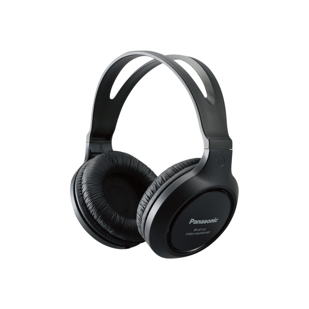 Panasonic RP-HT161-K - Headphones - full size - wired - 3.5 mm jack - black