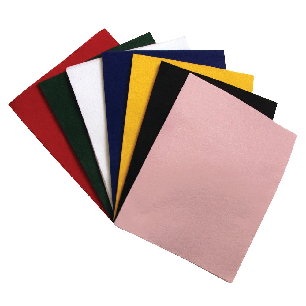 Creativity Street One Pound Felt Sheets - 30 Piece(s) - 9in x 12in - 30 / Pack - Assorted