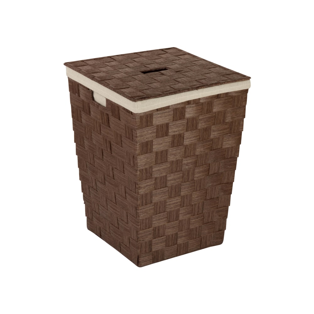 Honey-Can-Do Paper Rope Hamper, 20in, Brown