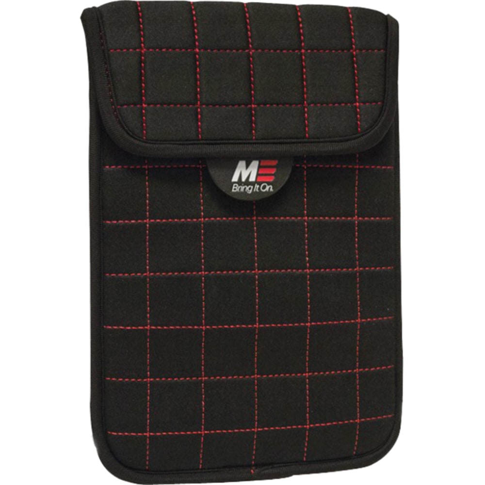 Mobile Edge NeoGrid iPad Mini or any 7in Tablet Sleeve - Protective sleeve for tablet - neoprene - black with red stitching - 7in