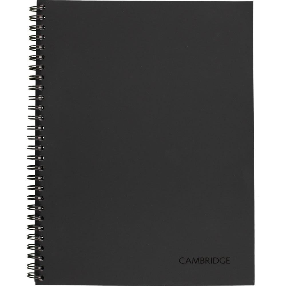 Mead Limited Meeting Notebook, 7-1/4in x 9-1/2in, 80 Pages, Black