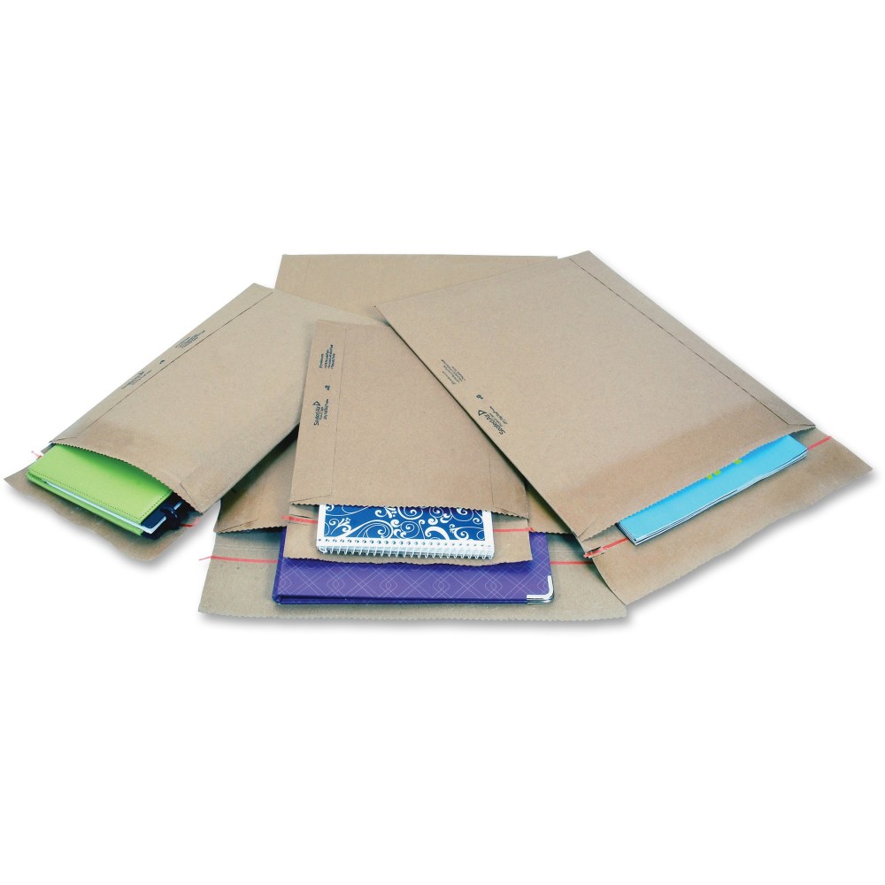 Jiffy Mailer Padded Self-Seal Mailers, 8-1/2in x 14-1/2in, 90% Recycled, Natural, Carton Of 100 Mailers