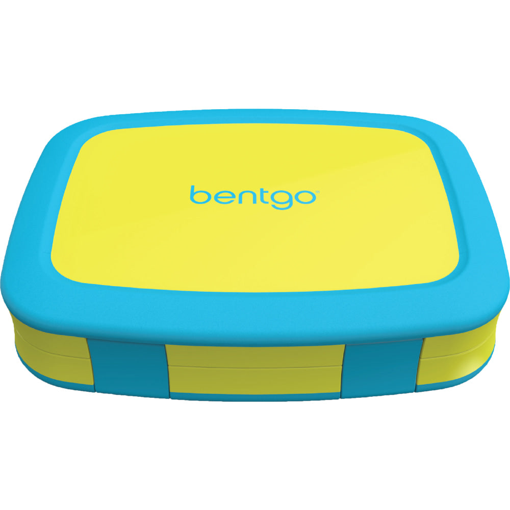Bentgo Kids Brights Lunch Box, 2inH x 6-1/2inW x 8-1/2inD, Citrus